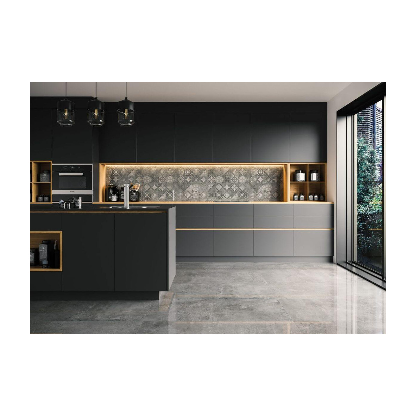 Płytka Softcement Graphite Mat 119,7x119,7 Cerrad