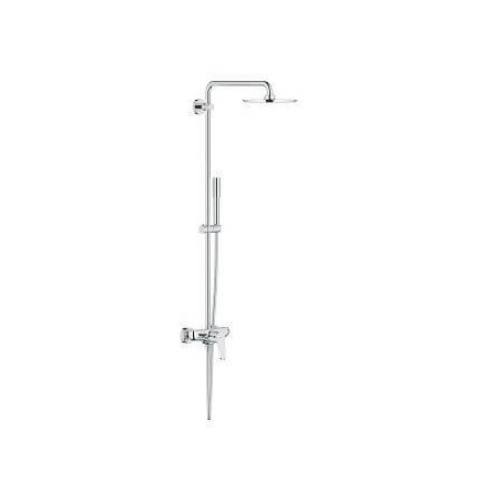 System Prysznicowy Z Jednouchwytową Baterią Ścienną Euphoria Eurodisc Cosmopolitan System 210 23058003 Grohe