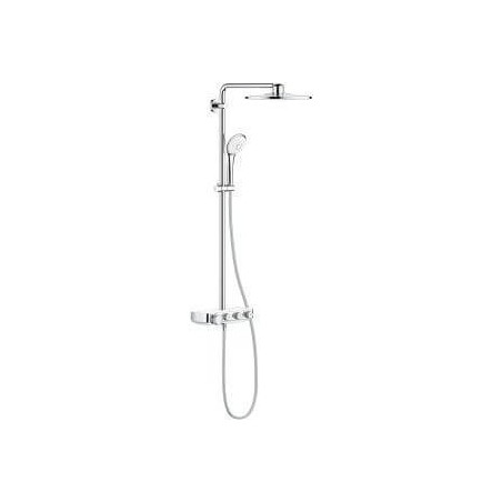 System Prysznicowy Z Termostatem Do Montażu Ściennego Euphoria System SmartControl 310 Duo Moon White 26507LS0 Grohe