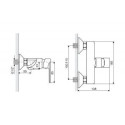 Bateria Prysznicowa Glad ARNL.1108CR Excellent