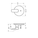 Bateria Wannowa Podtynkowa X-Line A42251EXP VITRA
