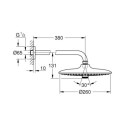 Deszczownica Euphoria Chrom 26459000 Grohe