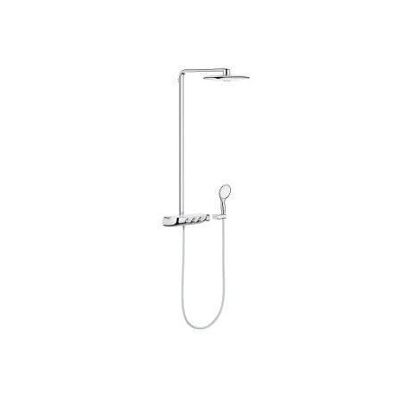 System Prysznicowy Z Termostatem Do Montażu Ściennego Rainshower System SmartControl Duo 360 Moon White 26250LS0 Grohe