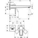 Bateria Umywalkowa Podtynkowa Metropol Chrom 74526000 Hansgrohe