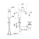 Bateria Bidetowa Lys V25070 Vema