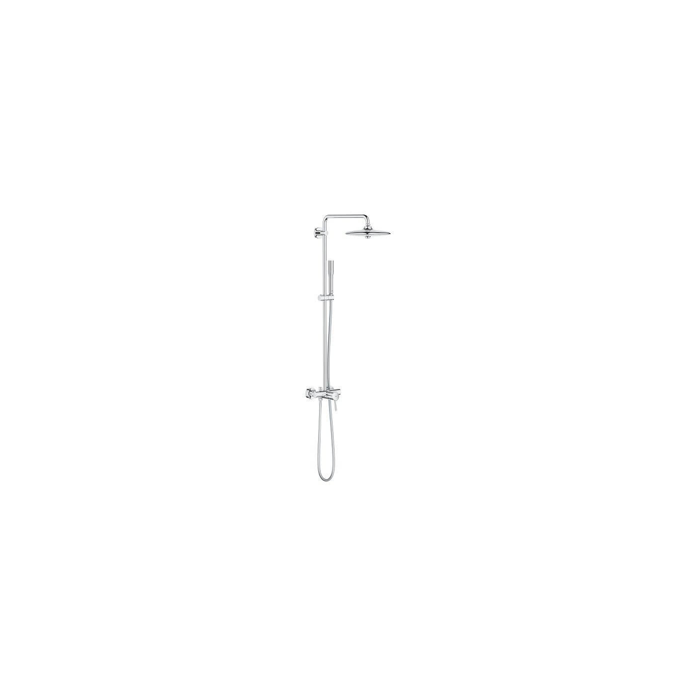 System Prysznicowy Z Jednouchwytową Baterią Ścienną Euphoria System 260 23061003 Grohe
