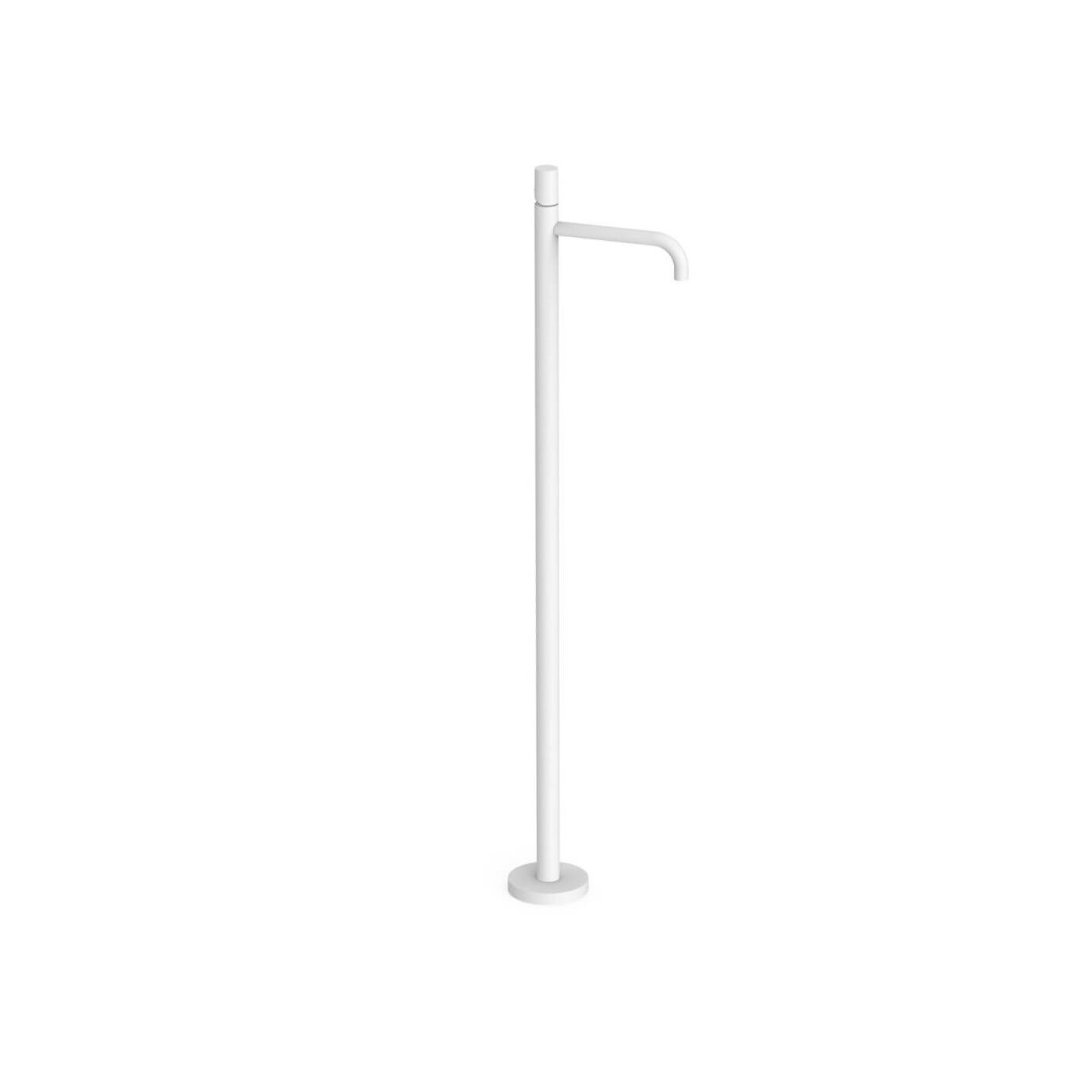 Bateria Umywalkowa Podłogowa Study Biel Matowa 26285306BM Tres