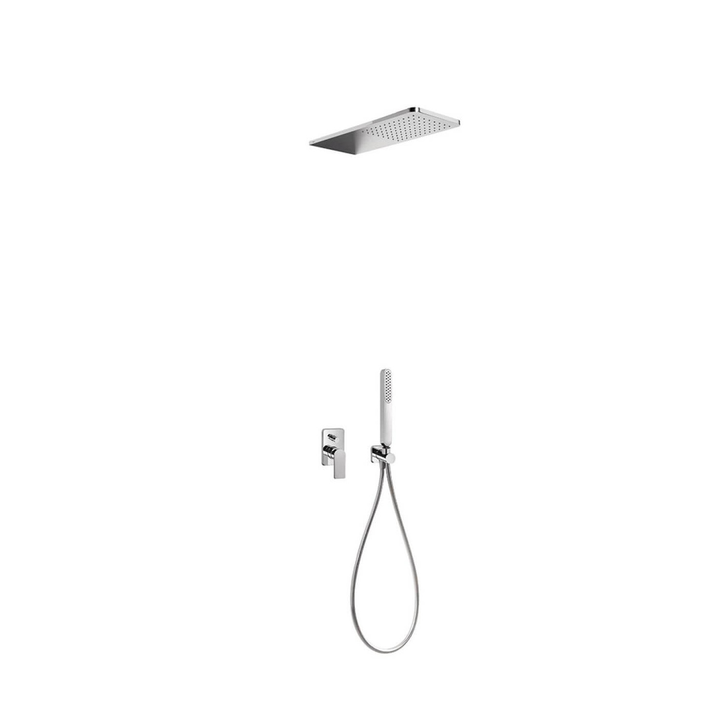 Zestaw Prysznicowy Loft Chrom 20018005 Tres