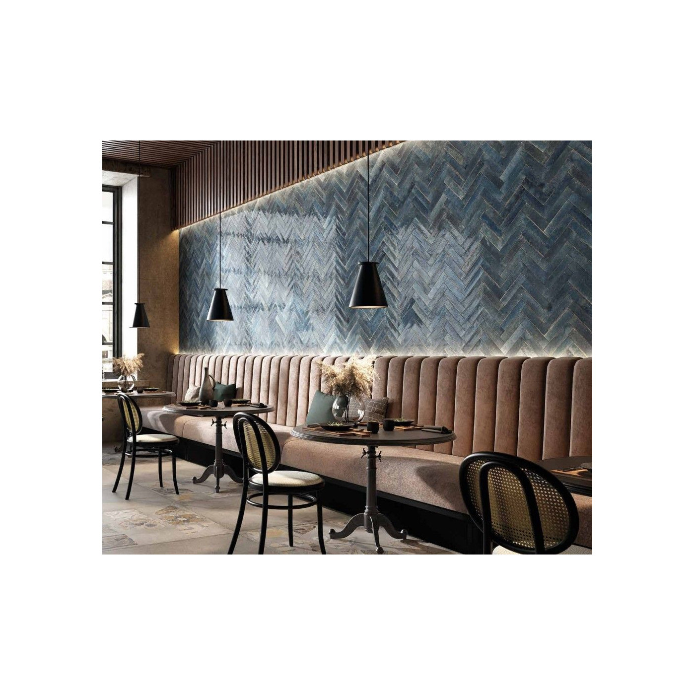 Płytka Podłogowa Soho Blu 6x25 J89522 Ceramica Rondine
