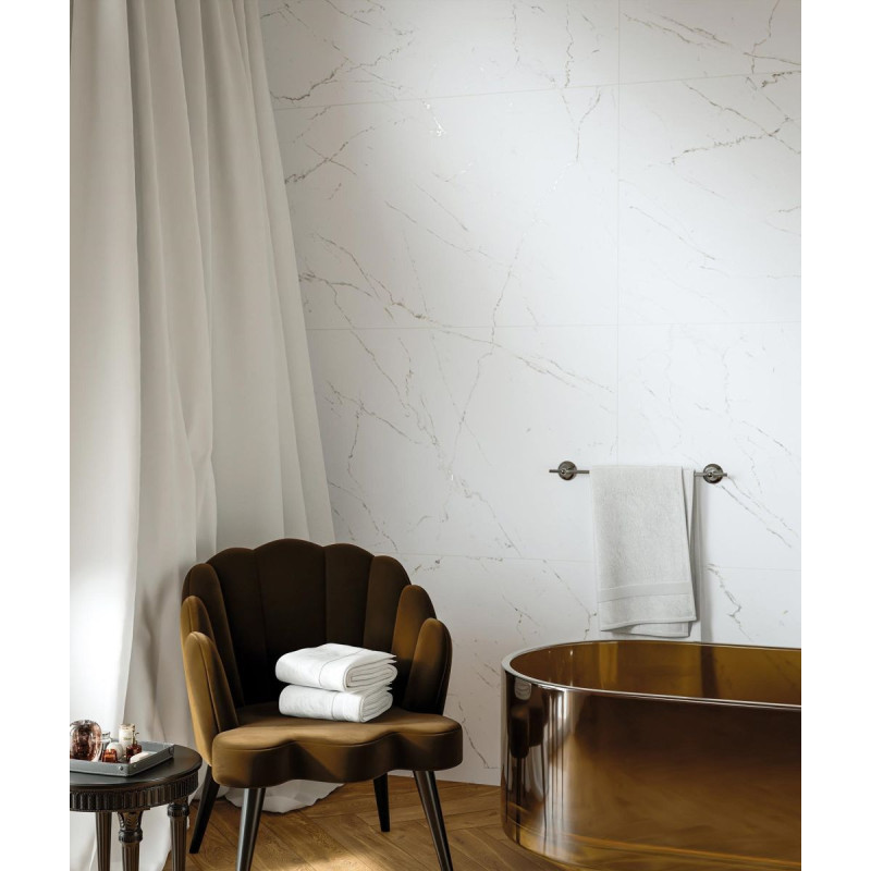 Płytka Podłogowa Calmness White Poler 119,7x59,7 Cerrad x La Mania Home