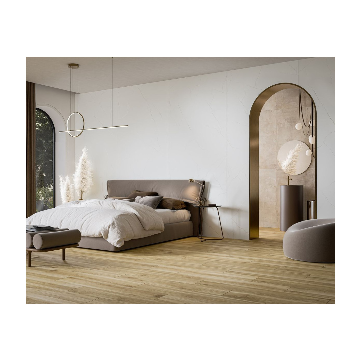 Płytka Podłogowa Calmness Pearl 119,7x59,7 Cerrad x La Mania Home