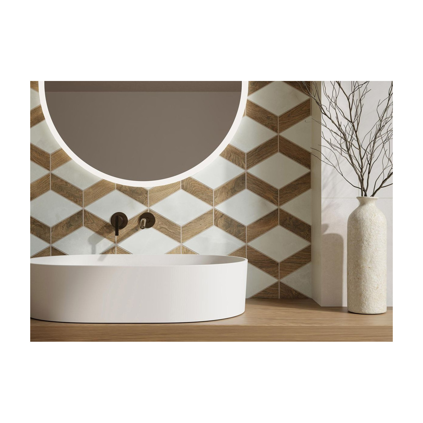 Mozaika Essence Diamond Mix 25,7x20,5 Cerrad x La Mania Home