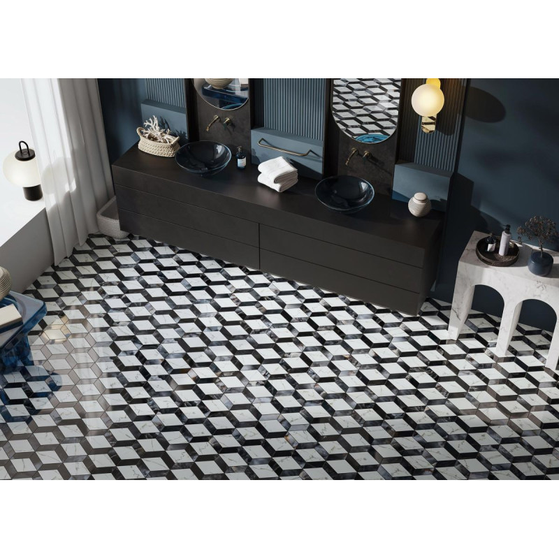 Mozaika Calmness Diamond Mix Poler 25,7x20,5 Cerrad x La Mania Home