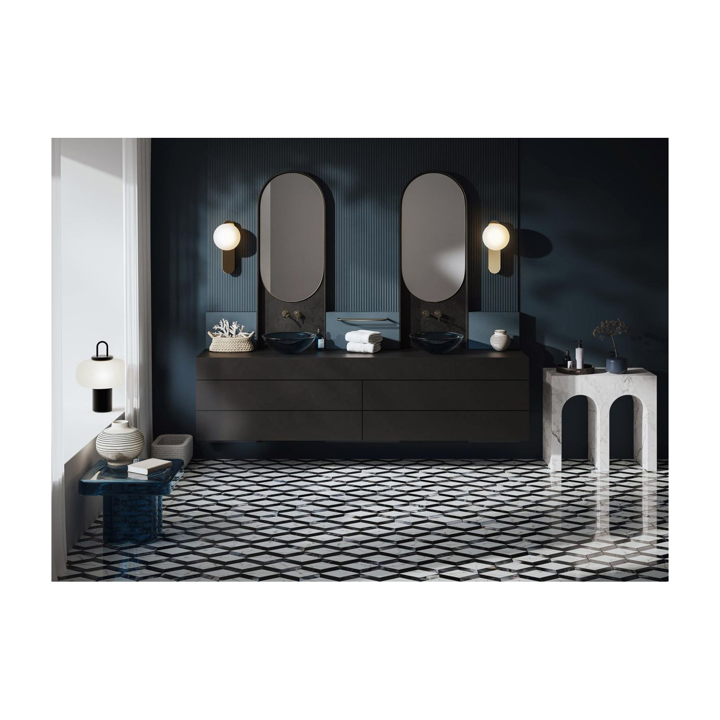 Mozaika Calmness Diamond Mix Poler 25,7x20,5 Cerrad x La Mania Home