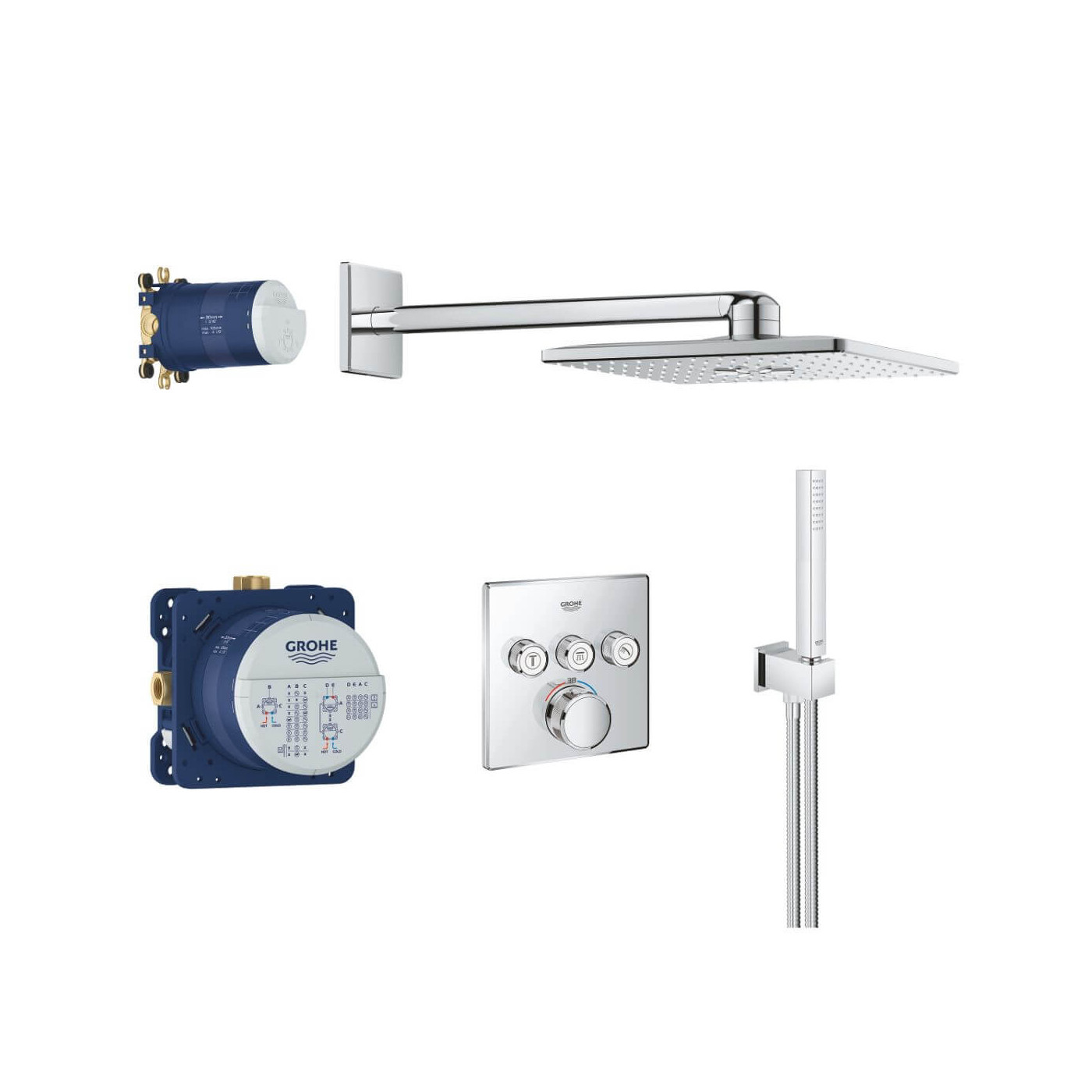 Zestaw Prysznicowy Rohtherm Smartcontrol 34804000 Grohe