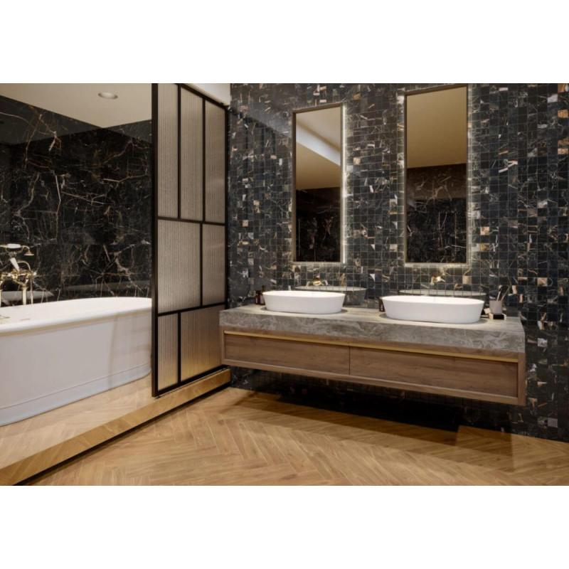 Mozaika Podłogowa Marquina Gold Mat Cerrad