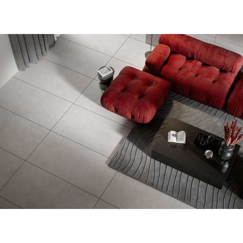 Płytka Podłogowa Modern Concrete Silver 119,7x59,7 Cerrad x La Mania Home