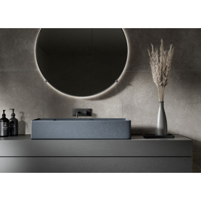 Płytka Podłogowa Modern Concrete Graphite Silky Cristal 59,7x59,7 Cerrad x La Mania Home