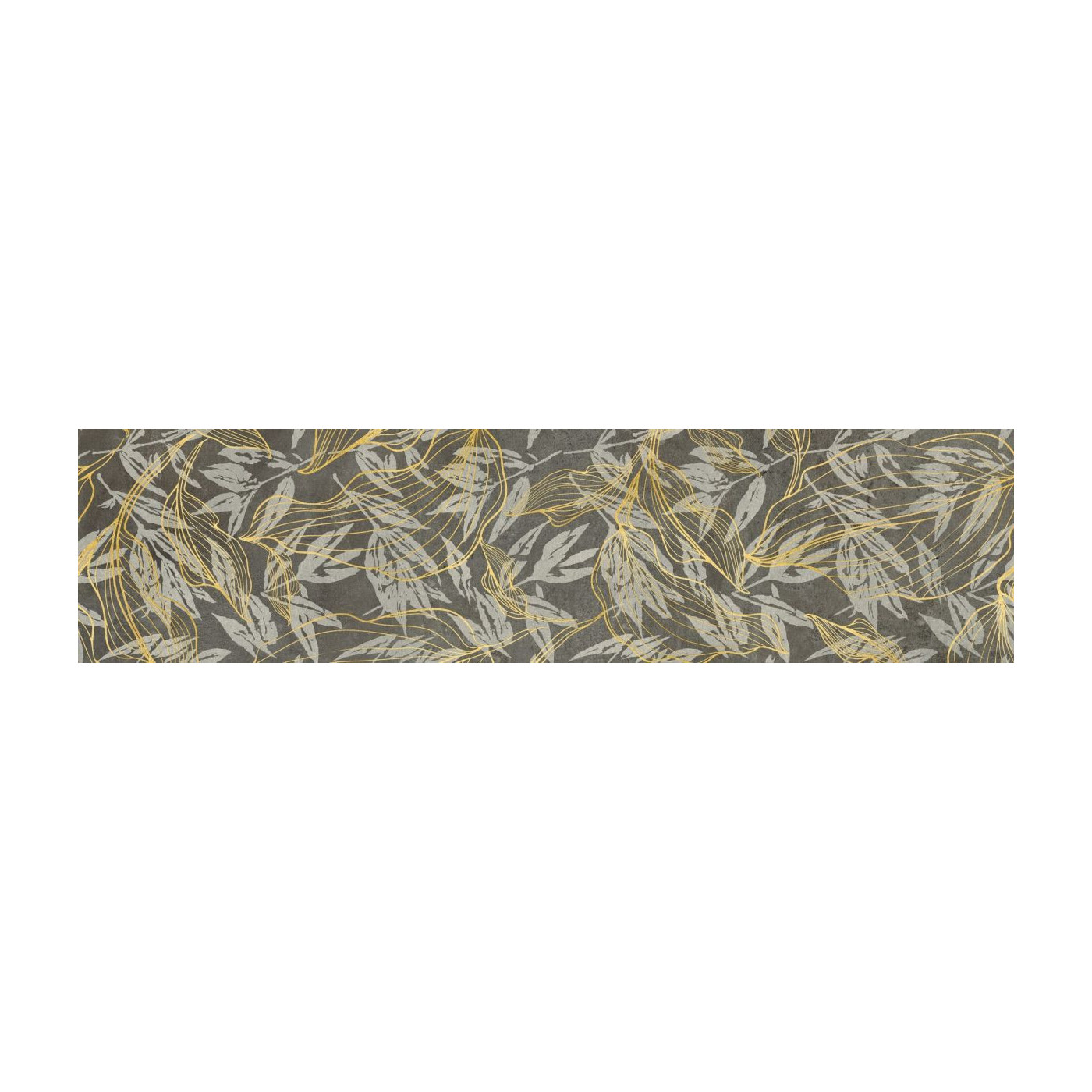 Płytka Gresowa Softcement Graphite Flower Polished 29,7x119,7 Cerrad