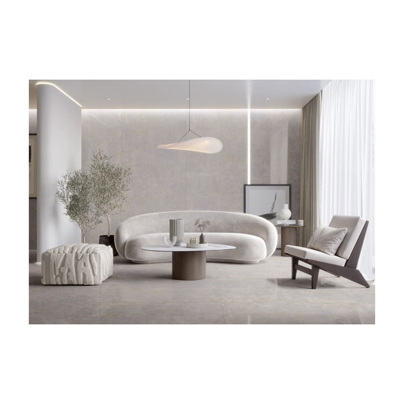 Płytka Podłogowa Textural White Silky Cristal 59,7x59,7 Cerrad