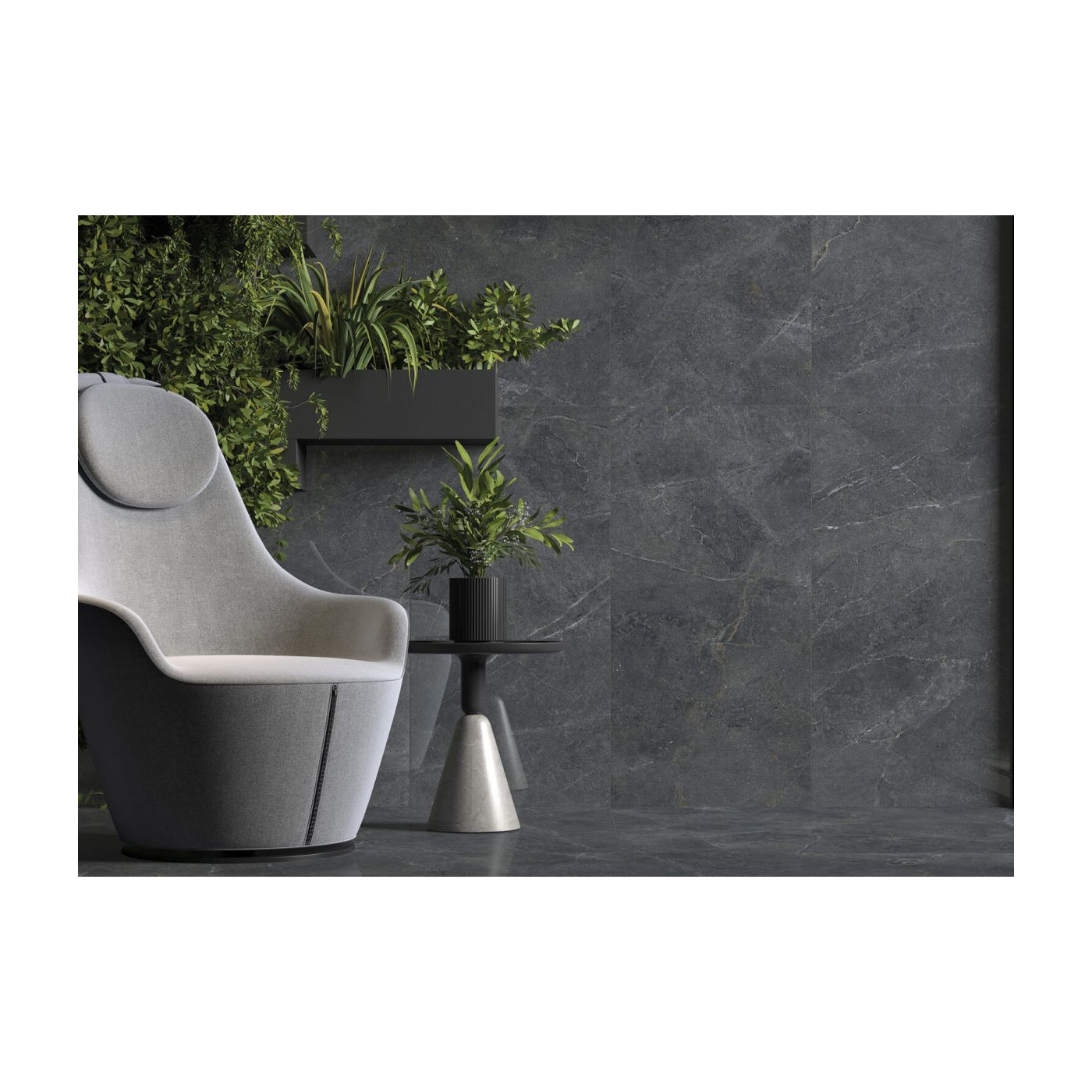 Płytka Podłogowa Distinct Graphite Silky Cristal 279,7x119,7 Cerrad
