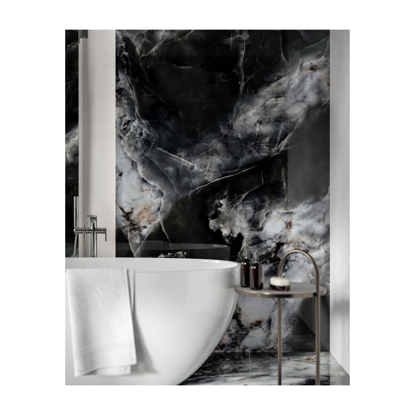 Płytka Podłogowa Calmness Black Poler 279,7x119,7 Cerrad x La Mania Home