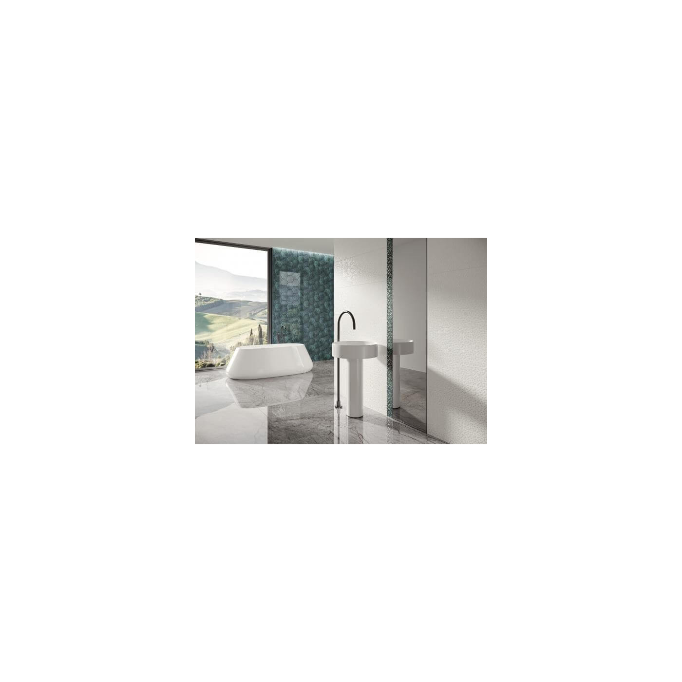 Dekor Unique Lady White Mat 119,8x39,8 Paradyż My Way