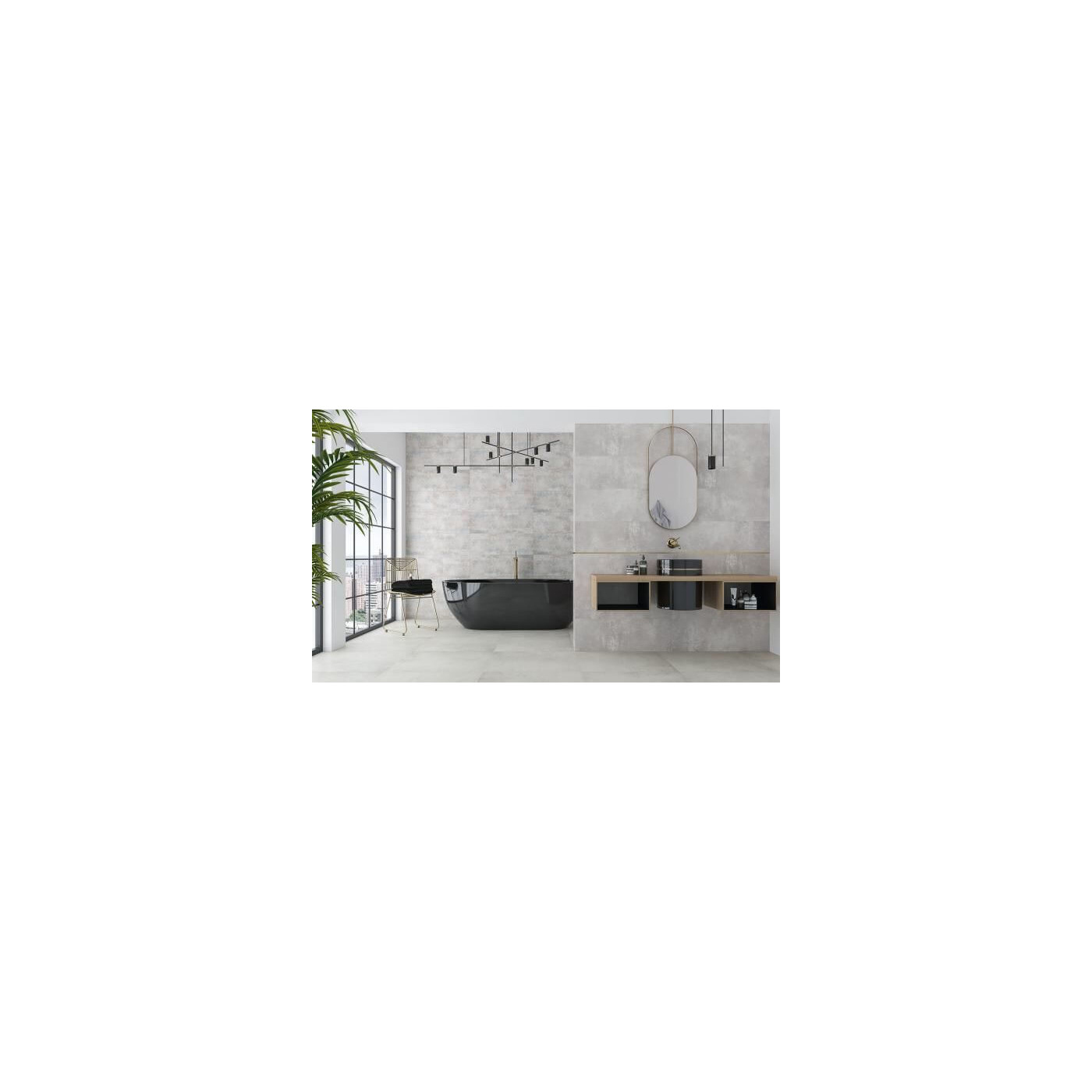Dekor Ścienny Industrial Chic Grys Struktura 29,8X89,8 Paradyż