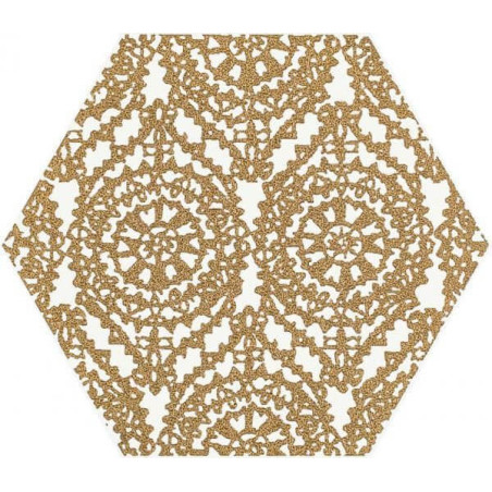 Dekor Shiny Lines A Gold Mat 19,8x17,1 Paradyż My Way