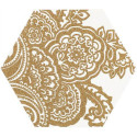 Dekor Shiny Lines B Gold Mat 19,8x17,1 Paradyż My Way