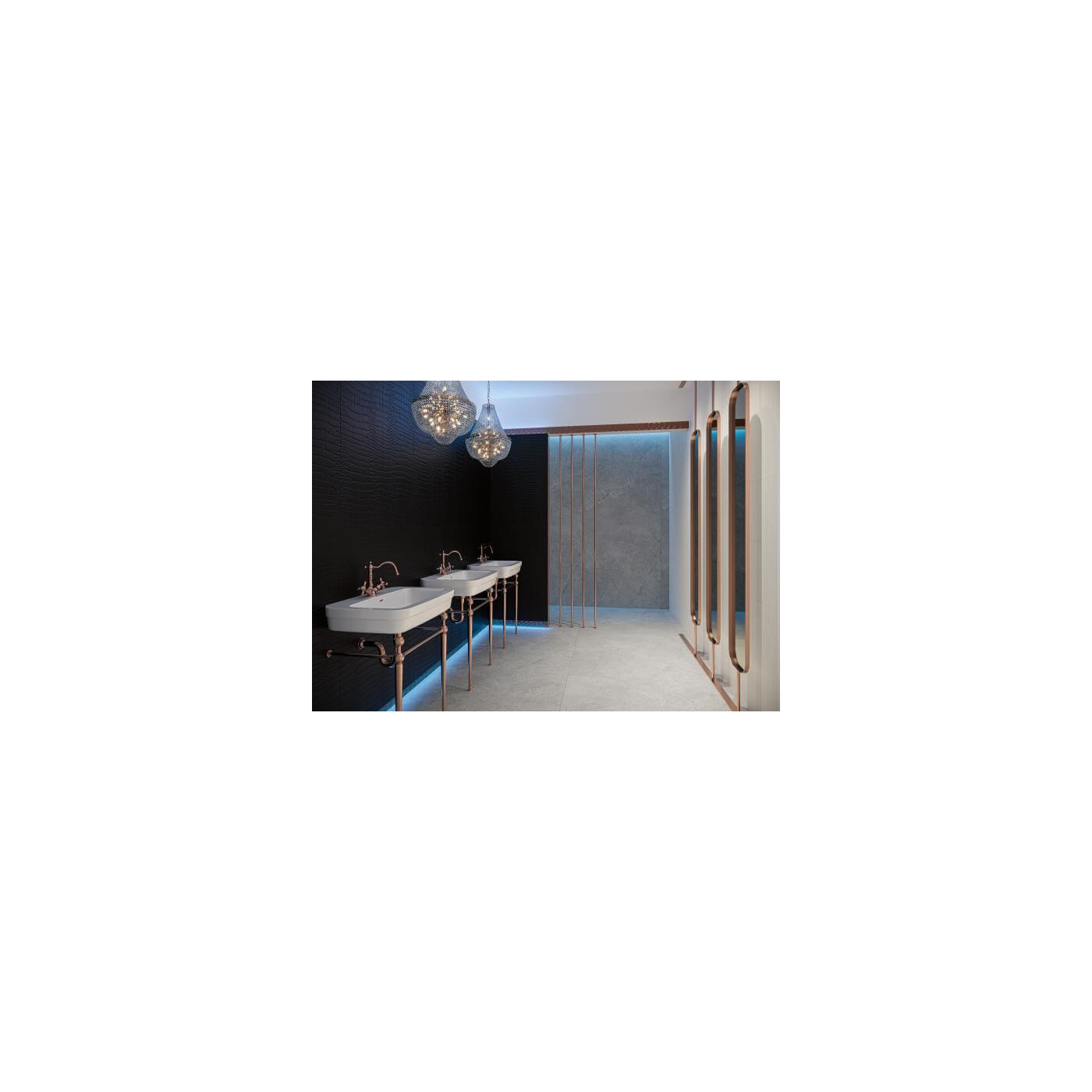 Listwa Fashion Spirit Copper Struktura 39,8x4,5 Paradyż My Way