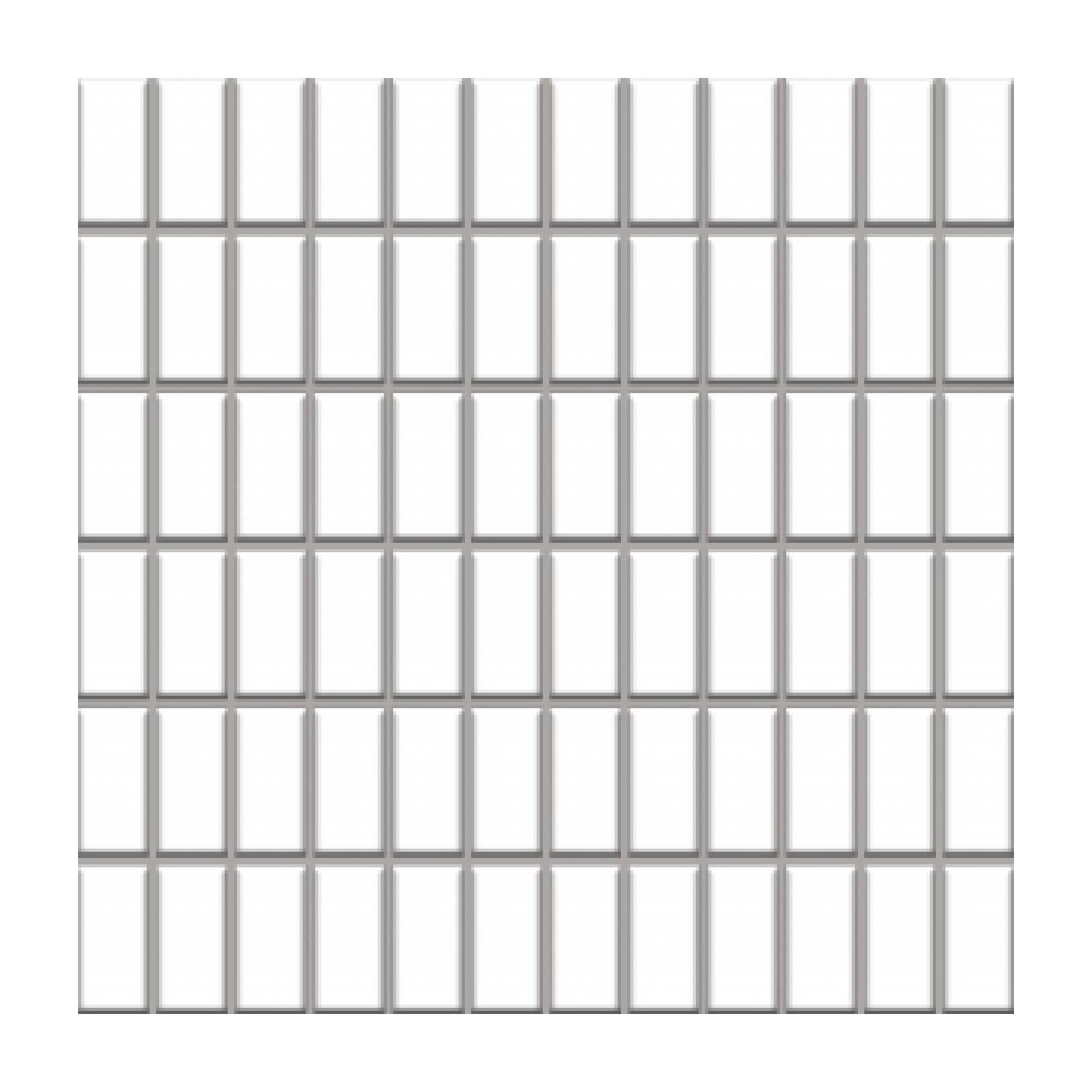 Mozaika Prasowana Altea Bianco (K.2,3x4,8) 29,8x29,8 Paradyż