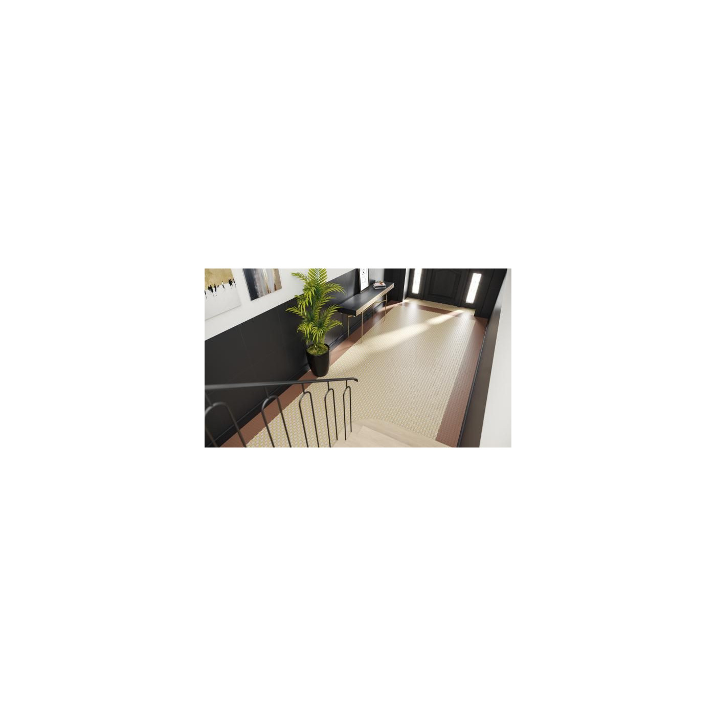 Mozaika Modernizm Bianco 30,86x30,86 Paradyż