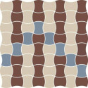 Mozaika Modernizm Bianco Mix B 30,86x30,86 Paradyż