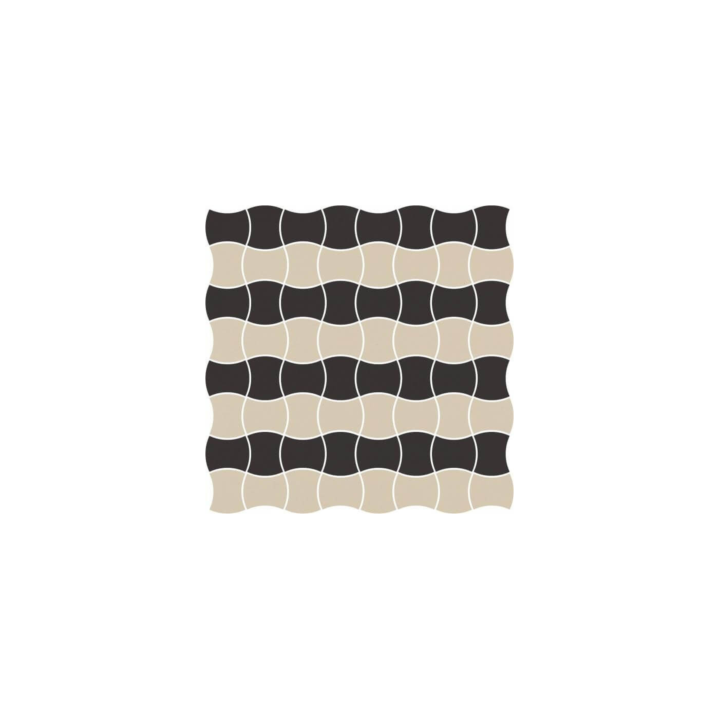 Mozaika Modernizm Nero Mix B 30,86x30,86 Paradyż