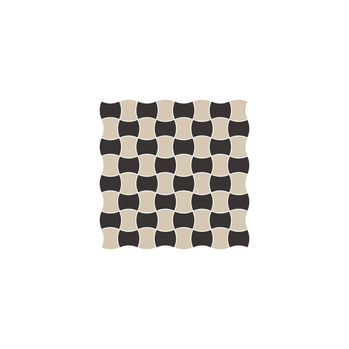 Mozaika Modernizm Nero Mix C 30,86x30,86 Paradyż