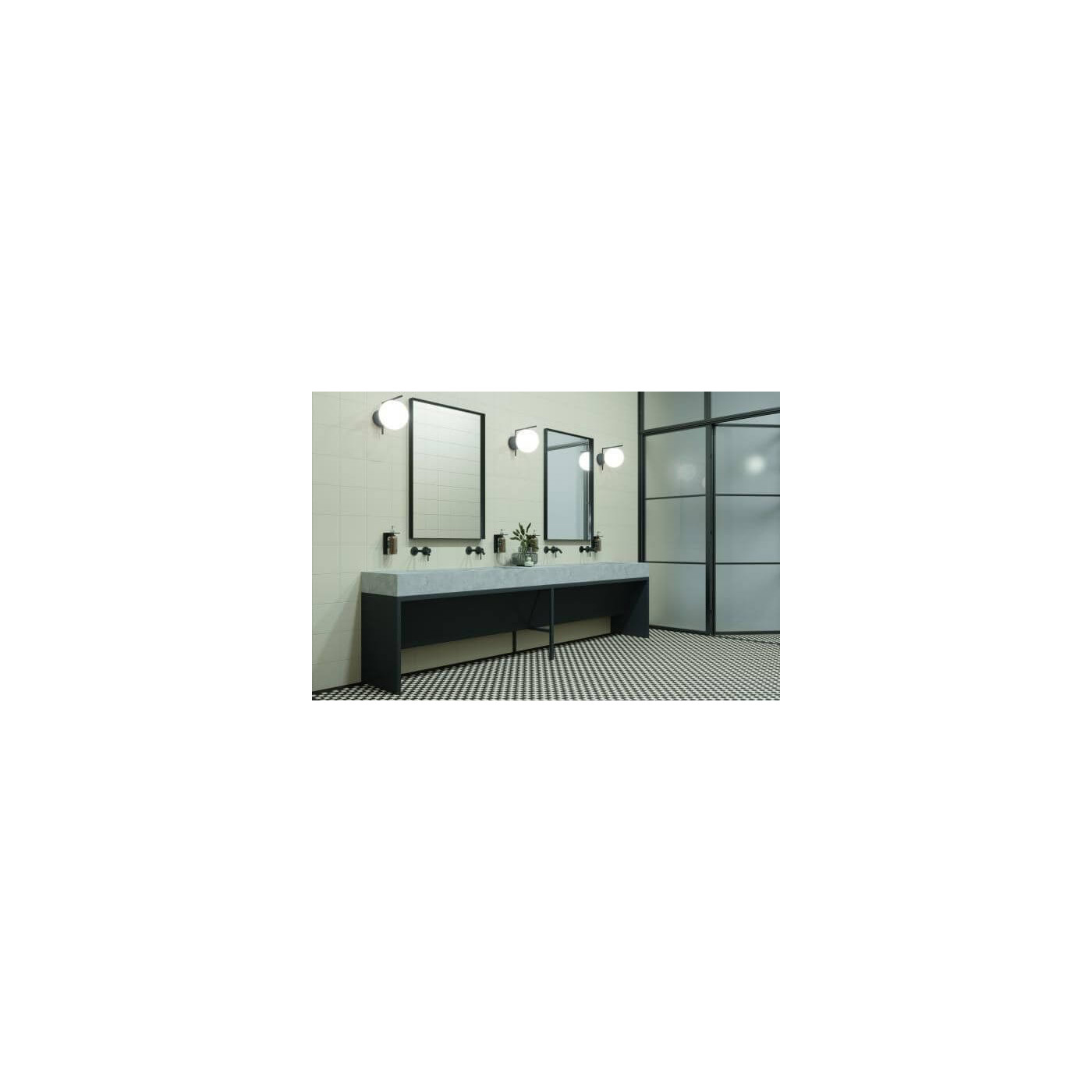 Mozaika Modernizm Nero Mix C 30,86x30,86 Paradyż