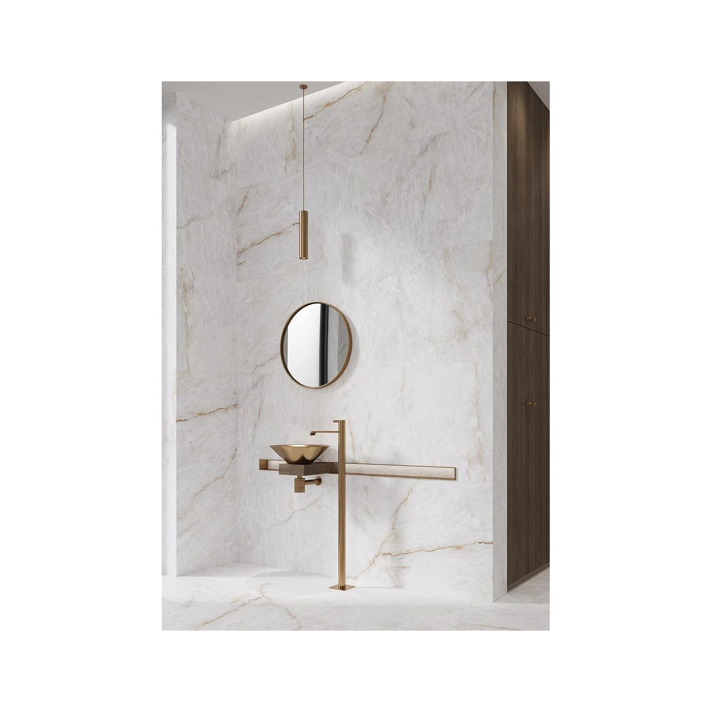 Płytka Podłogowa Cristal Champagne Crema 119,8x119,8 Paradyż