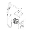 Podtynkowy Zestaw Prysznicowy Croma Select 27294000 Hansgrohe