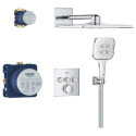 Zestaw Prysznicowy Grohtherm SmartControl Podtynkowy Z Deszczownicą Rainshower SmartActive 310 Cube 34864000 Grohe
