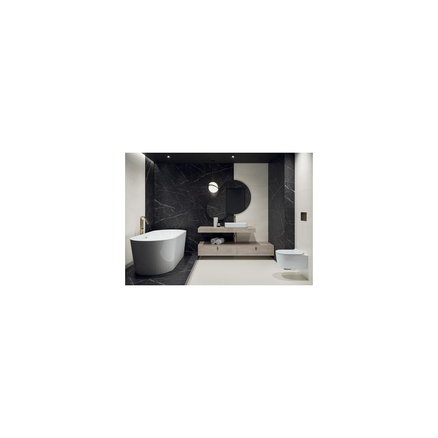 Płytka Artstone Black Mat 59,8X59,8 Paradyż