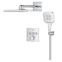 Zestaw Prysznicowy Grohtherm SmartControl Podtynkowy Z Deszczownicą Rainshower SmartActive 310 Cube 34864000 Grohe