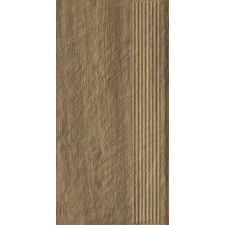 Stopnica Carrizo Wood Mat Struktura 30x60 Paradyż