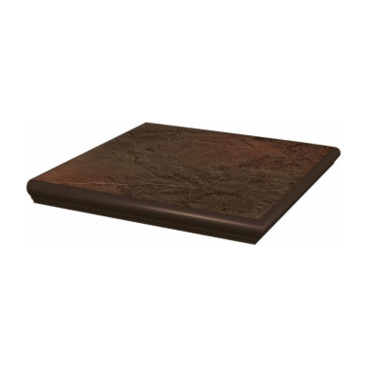 Semir Brown Stopnica Z Kapinosem Narożna 33x33