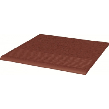 Natural Rosa Duro Stopnica Ryflowana 30x30