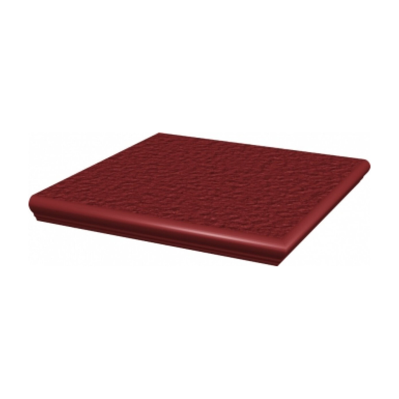 Natural Rosa Duro Stopnica Z Kapinosem Narożna 33x33