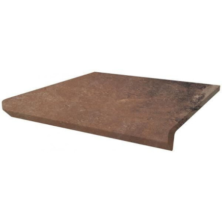 Stopnica Scandiano Rosso Mat Struktura 30x33 Paradyż