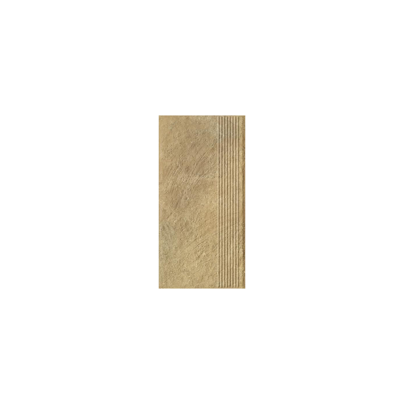 Stopnica Eremite Beige Mat Struktura 30x60 Paradyż