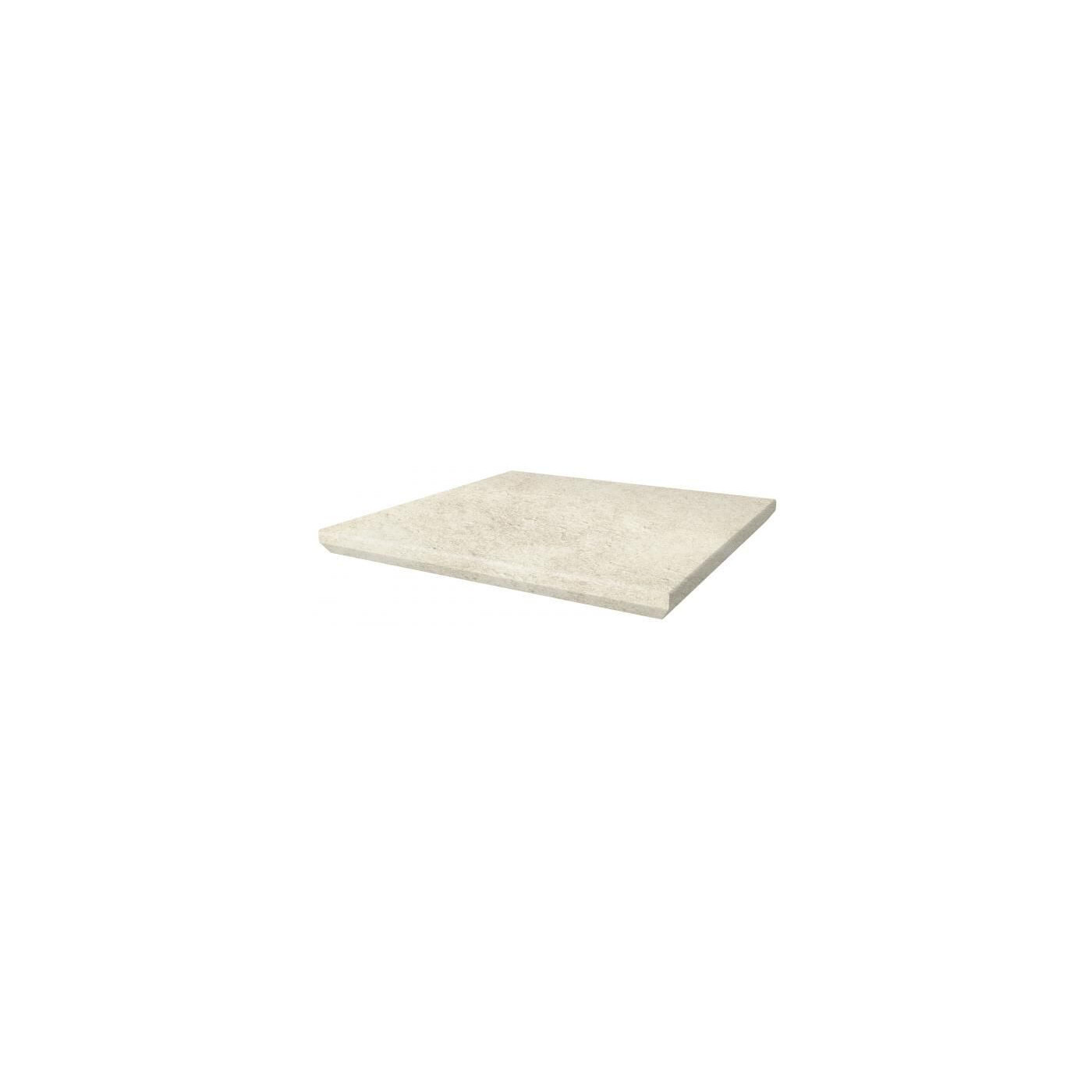 Stopnica Scandiano Beige Mat Struktura 33x33 Paradyż