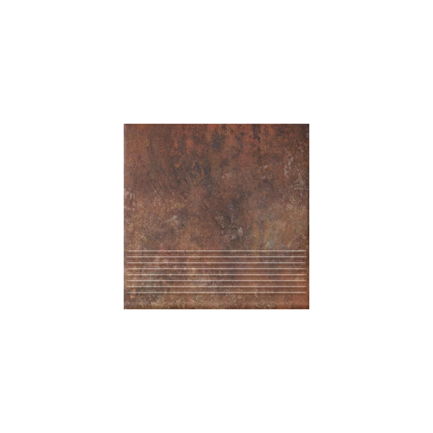 Stopnica Arteon Rosso Struktura Mat 30x30 Paradyż